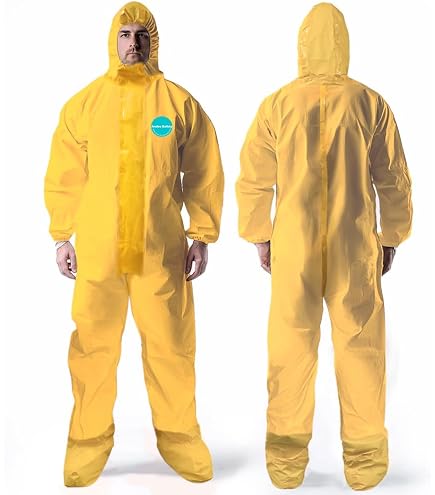 MCR Safety 3881X2 Dominator PVC/Polyester Coverall with Attached
